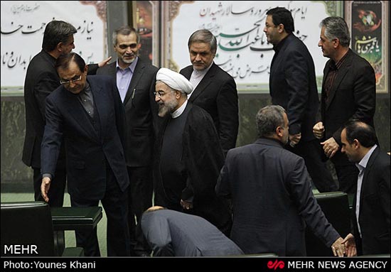 عکس: جلسه رای اعتماد به وزیر روحانی
