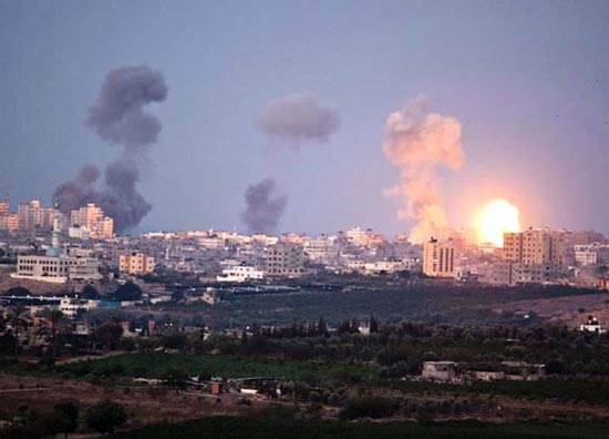 تصاویر: یک هفته حمله هوایی اسرائیل به غزه