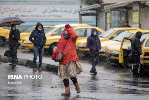 بارش برف و باران در ۱۵ استان کشور