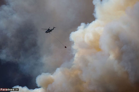 آتش‌سوزی مهیب در منطقه نفتی کانادا