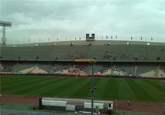 عکس: فضای ورزشگاه آزادی در آستانه دربی