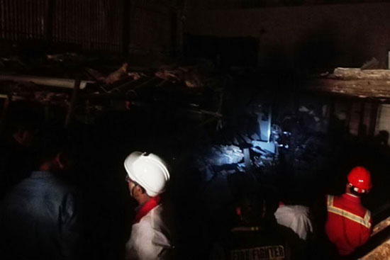 انفجار یک کارگاه تولیدی در باقرشهر