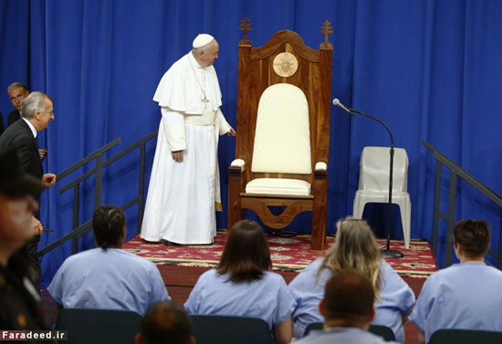 عکس: پاپ فرانسیس در زندان