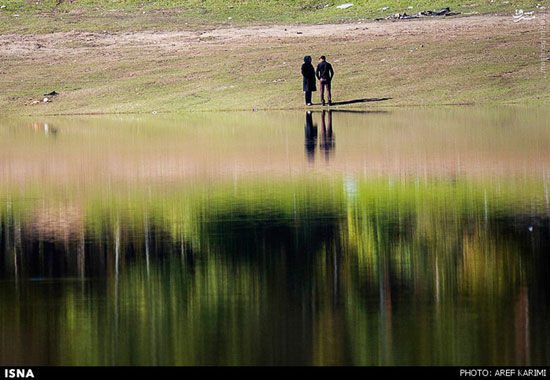 عکس: پاییز دریاچه عباس آباد
