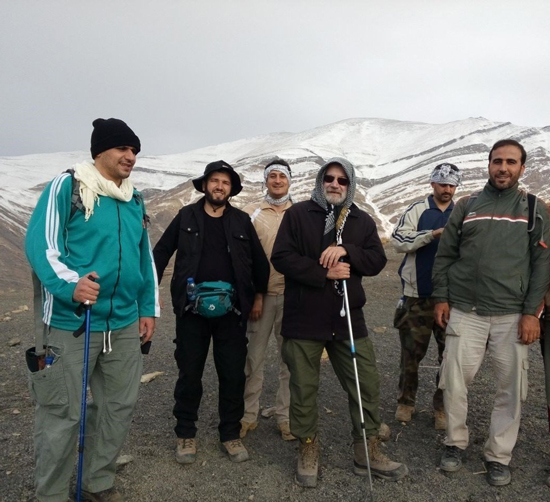 کوه‌پیمایی لاریجانی در ارتفاعات تهران