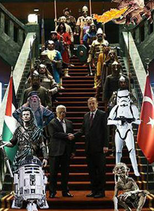 بساط حریم سلطان در کاخ اردوغان! +عکس