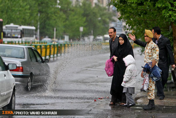 مجموعه عکس: آبگرفتگی در معابر تهران (2)