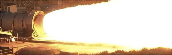 تصویر خیره کننده ناسا از آتش یک موشک