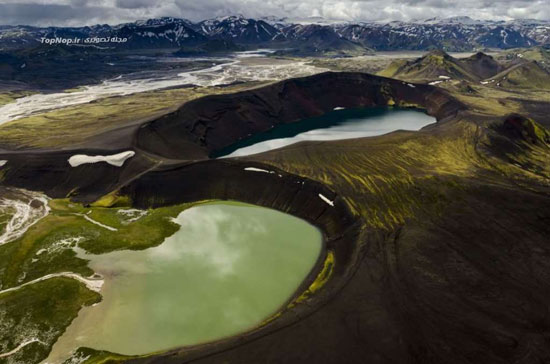 دریاچه های آتشفشانی زیبا +عکس