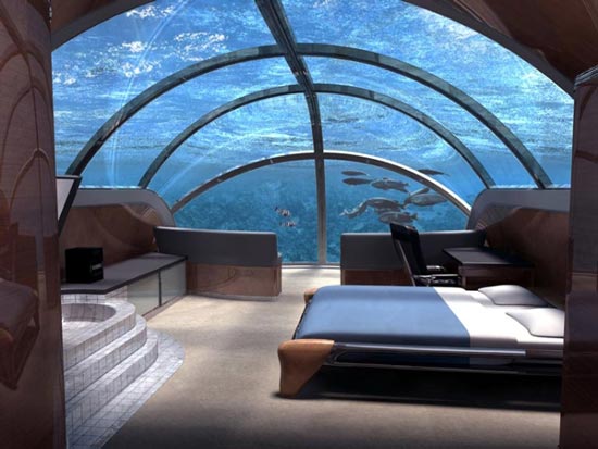 عجیب ترین هتل ها و گورستان های زیر آب
