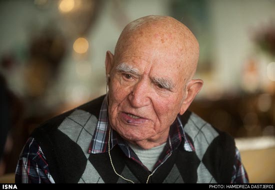 با خاطرات پولادمردِ 90 ساله‌ی ایران +عکس