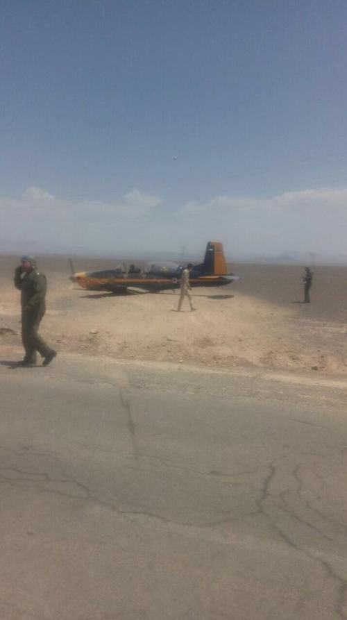 فرود اضطراری هواپیمای آموزشی در اصفهان