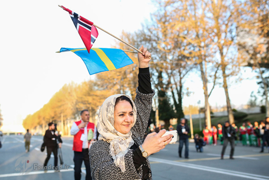 گزارش تصویری الجزیره از دوی ماراتن تهران