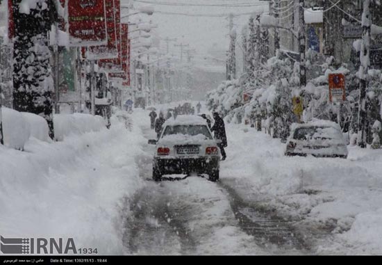 عکس: مازندران در محاصره برف