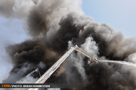 بازار مبل ايران در آتش سوخت /عکس