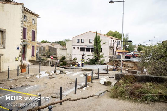 خسارات سیل در فرانسه‎