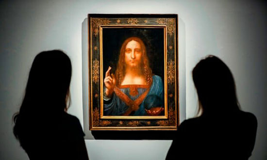 غیبت گران‌ترین نقاشی جهان در نمایشگاه داوینچی