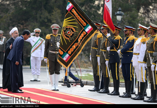 استقبال رسمی روحانی از رئیس جمهور اندونزی