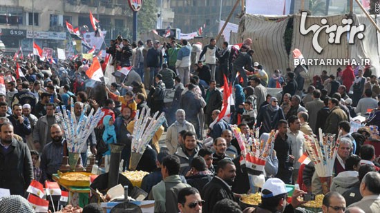 تصاویر برتر اولين سالگرد انقلاب مصر