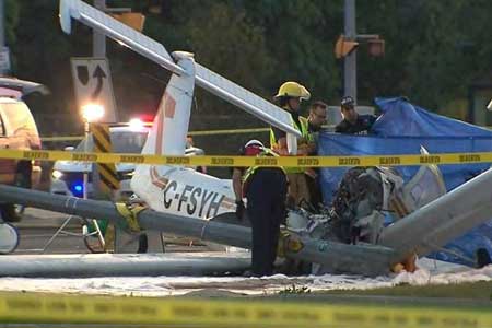 یک کشته در پی سقوط هواپیما در کانادا