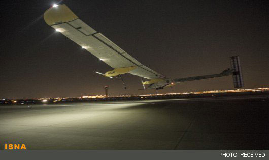 هواپیمای خورشیدی رکورد زد +عکس