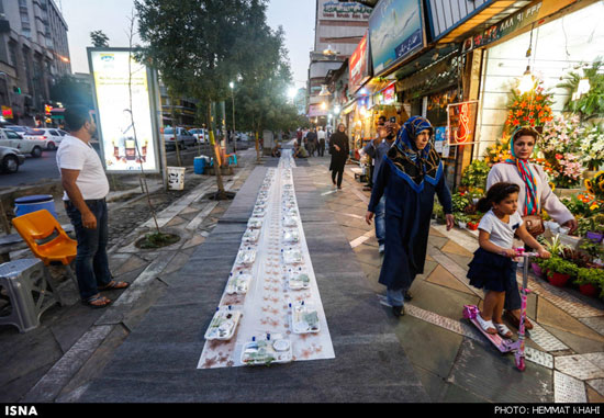 عکس: آیین افطار «شهر امید» در تهران