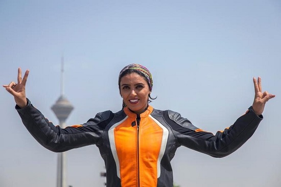 روایت تصویری رویترز از زندگی موتورسوار زن ایرانی