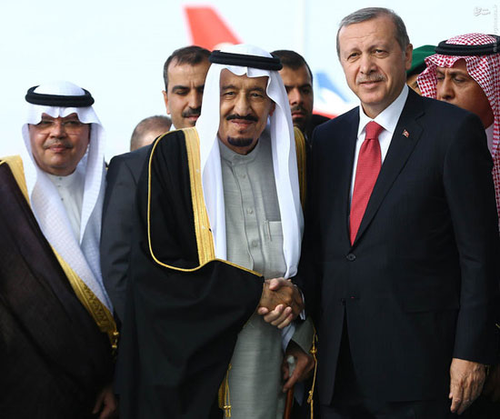 عکس: استقبال اردوغان از پادشاه عربستان