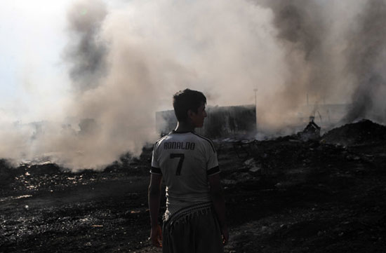 آتش‌سوزی گسترده در جنوب تهران +عکس