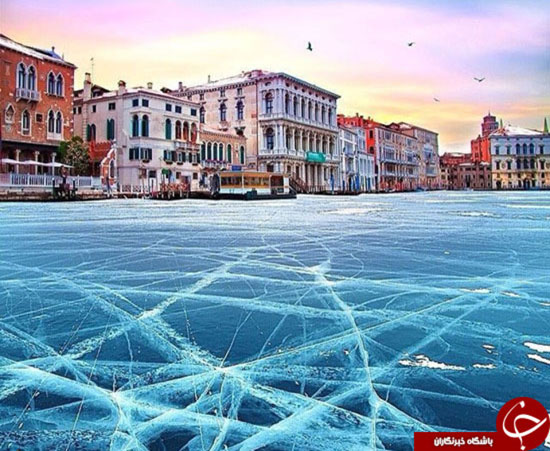 «ونیز» یخ زد! +عکس