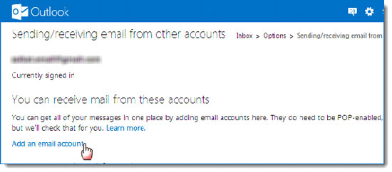 چه طور در Outlook.com از Gmail هم استفاده کنیم؟