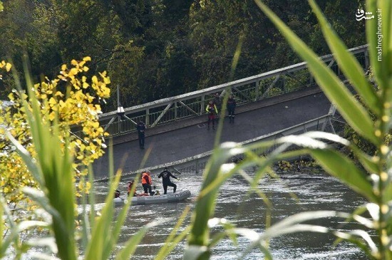 سقوط مرگبار پل معلق در فرانسه