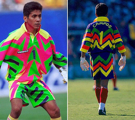 زشت ترین لباس های دروازه بانی تاریخ فوتبال جهان