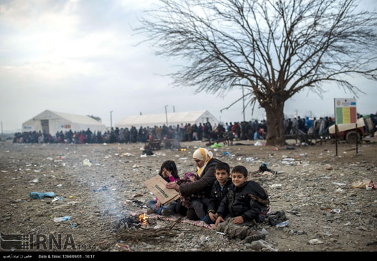 عکس: سیل ورود پناهجویان به اروپا
