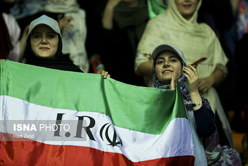 دیدار تیم‌های والیبال ایران و قطر