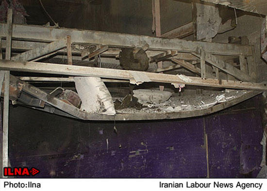 عکس: سقوط آسانسور جان ۸ كارگر را گرفت