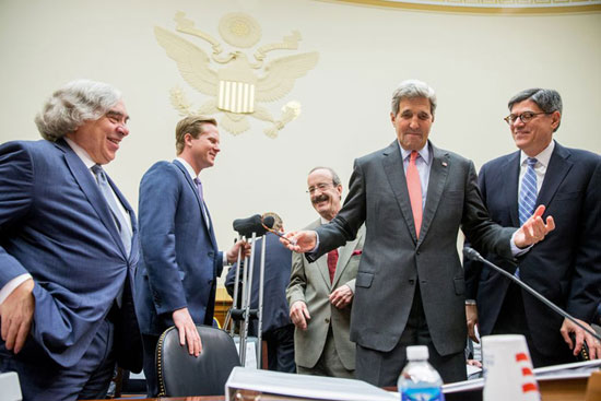 عکس: کری و مونیز در کمیته مجلس نمایندگان