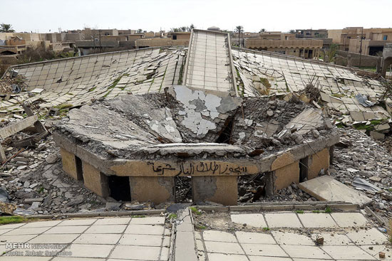 عکس: تخریب قبر صدام