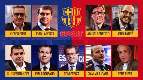 رونمایی از نامزد‌های ریاست باشگاه بارسلونا