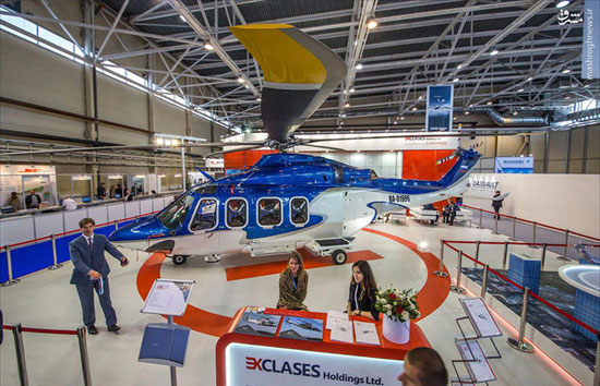 نمایشگاه هواپیماهای لوکس در روسیه