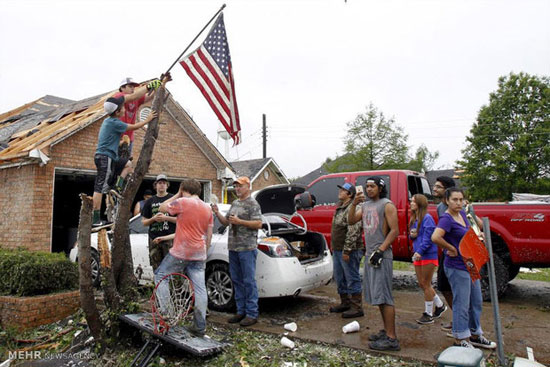 عکس: گردباد تگزاس را بُرد!