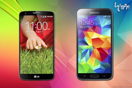 Galaxy S5 سامسونگ در مقابل LG G2