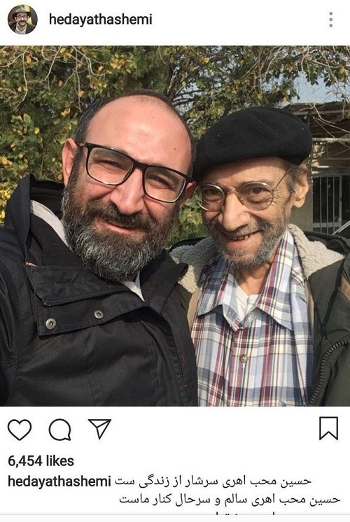 حسین محب‌ اهری در کنار بازیگر «پایتخت»