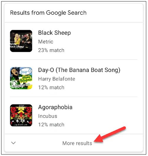 جستجوی موزیک در گوگل با زمزمه کردن ریتم آن