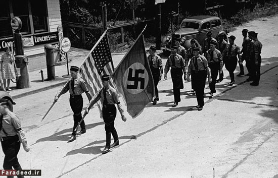 عکس: هیتلر بیخ گوش آمریکایی‌ها!