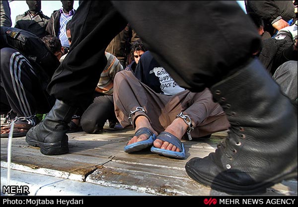 گزارش تصویری: بازداشت زورگیران جنوب تهران