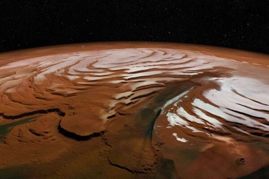 عکس‌های اثبات وجود آب در مریخ