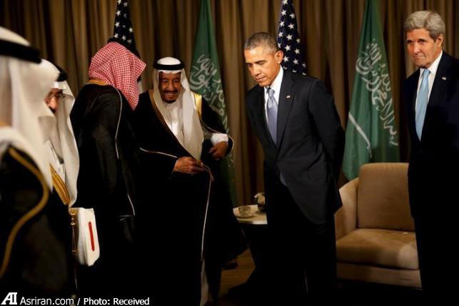 عکس: اوباما و ملک سلمان