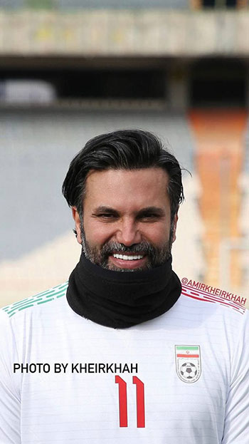 گرد پیری روی صورت خوشتیپ‌ترین بازیکن ایران