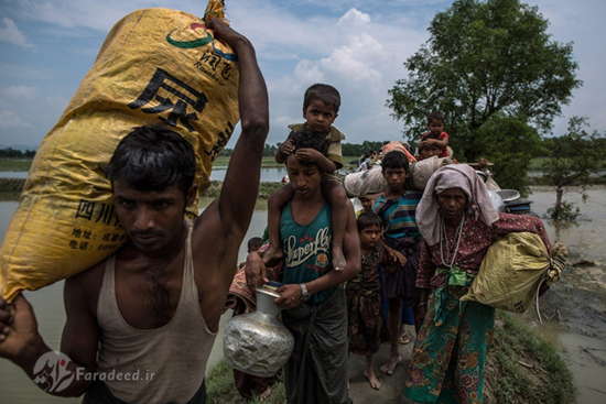 عکس‌های تکان‌دهنده از فاجعه در میانمار